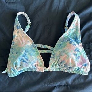 NEW Shade & Shore Blue Bikini Top